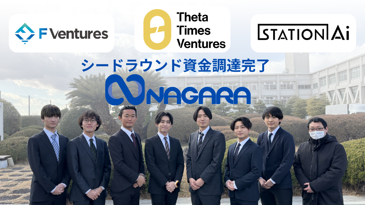 豊田高専発スタートアップNAGARAが6200万円を資金調達　AI音声介護記録「ながらかいご」を提供開始