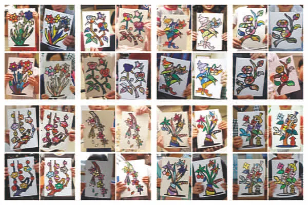 イベントで行った『あでやか切り絵』作品たち