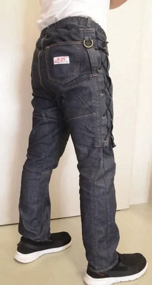 熊谷組のために作ったスリングジーンズ