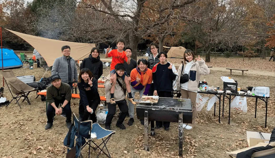 コロナ前はよくみんなでBBQしていました！