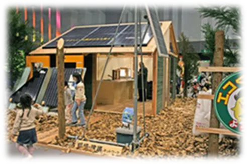2008年2月「四国エコ博」次世代エコハウス展示