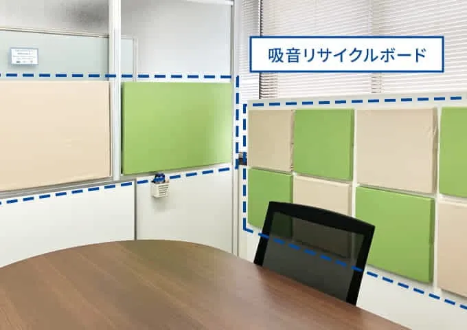 産業廃棄物削減を目的として、リサイクル製品の開発をおこなっています。