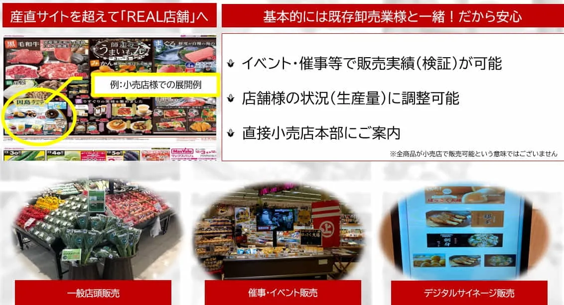 大手小売店様での販売