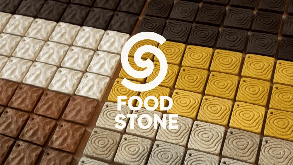 【FOOD STONE】皮や搾りかすなどの食品由来の未利用素材を配合したアップサイクル・プロダクト