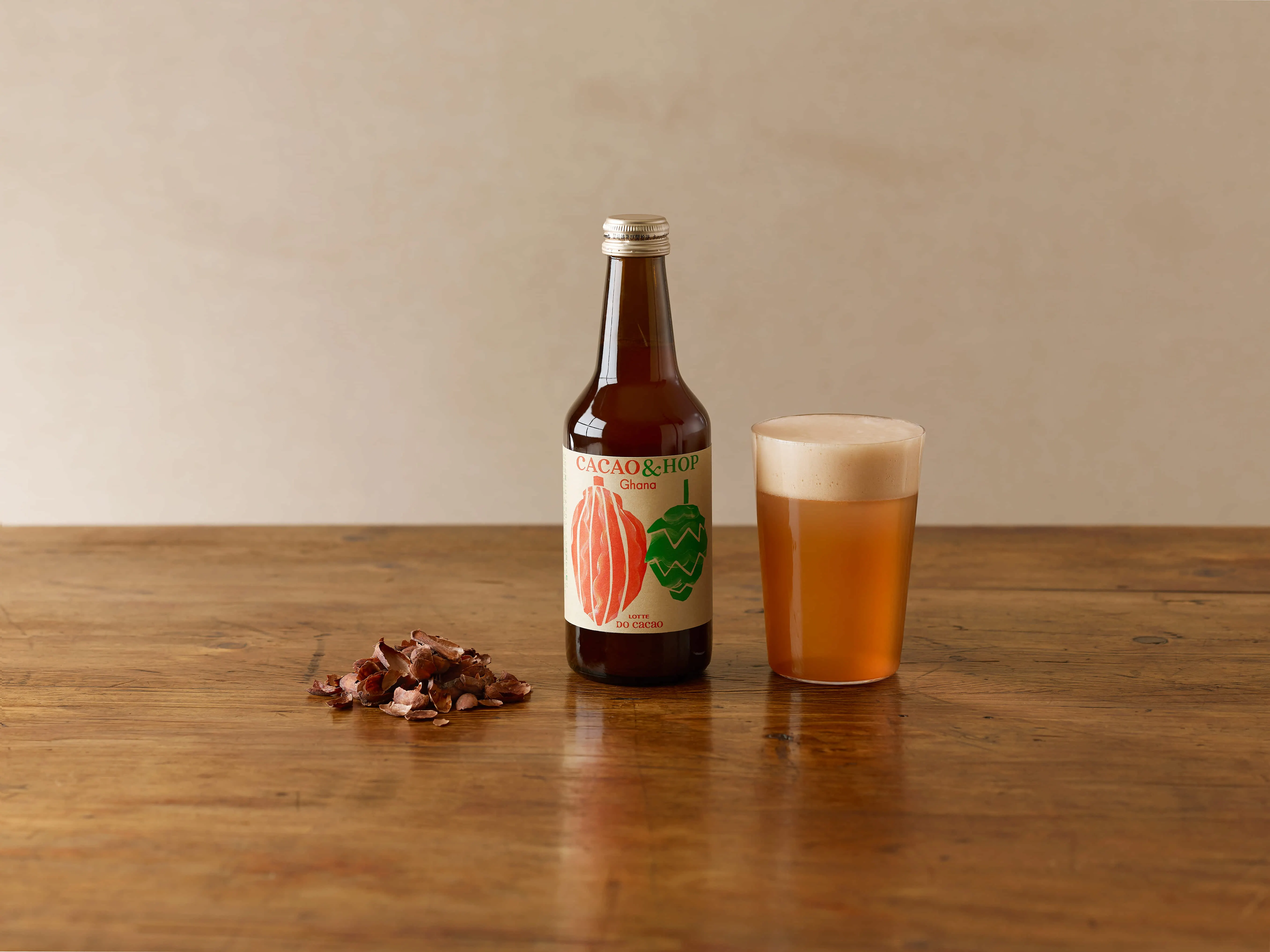 ロッテのチョコレート香るビール「CACAO＆HOP」