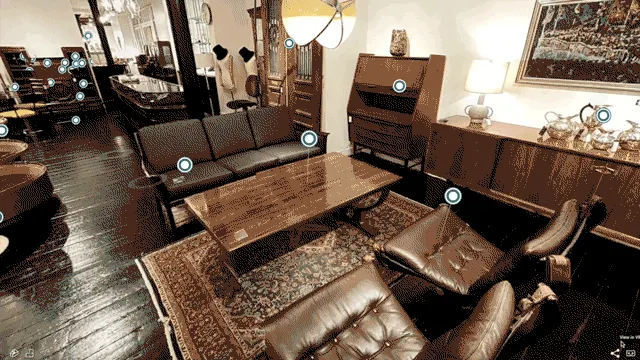 VR ECサービス『バーチャルECサイト』（自社サービス）