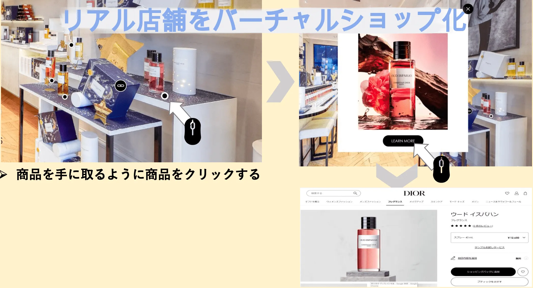 リアル店舗からバーチャル店舗を制作