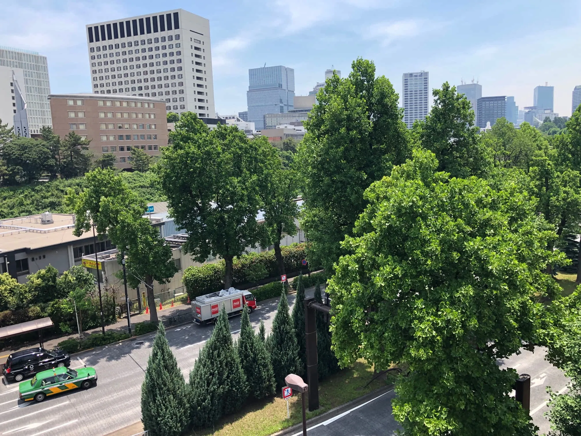 窓からの景色（赤坂方面）