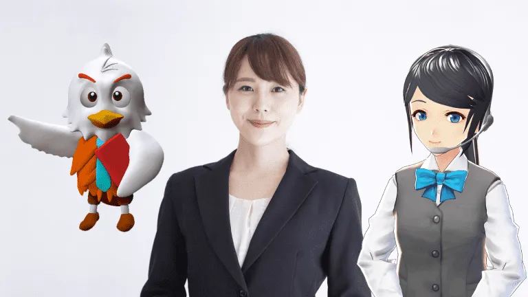 顔出し、アバター、キャラクター