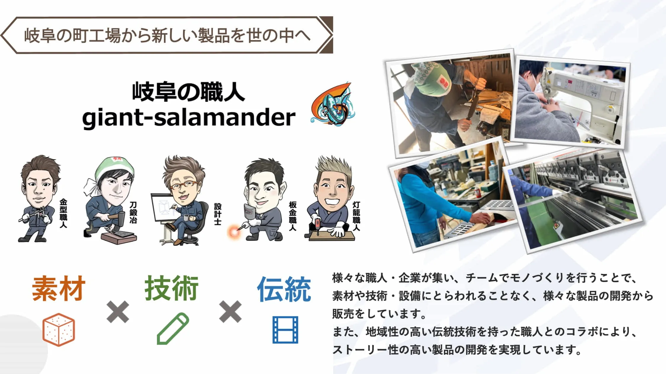 町工場から "新しい" を創出する