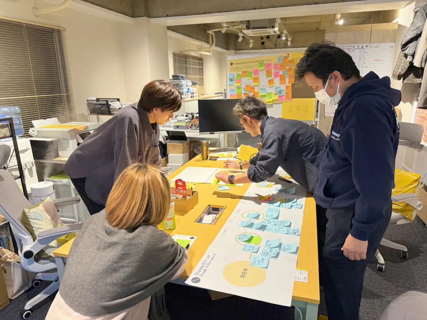 ワークショップに取り組む様子