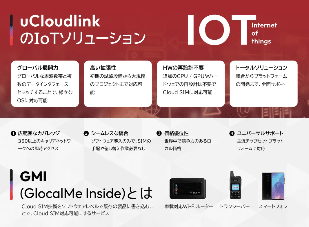 IoTにも導入実績あり