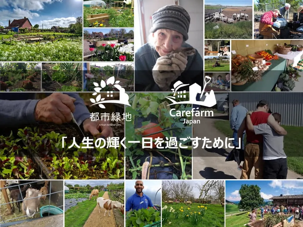 後継者難の農地で日本型ケアファームを開発、高齢者と障がい者に生きがいの生活を提供する。
農園を起点とした新たなコミュニティの知財、特許で観光、商品購入の新たな顧客体験を提供する。