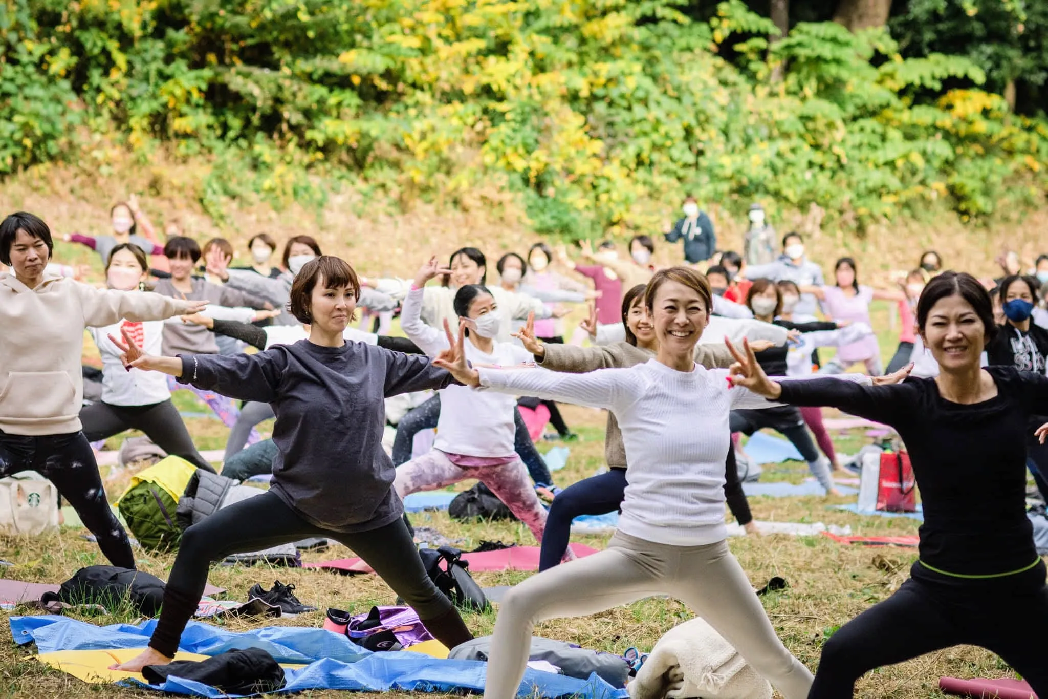 ヨガイベントの様子