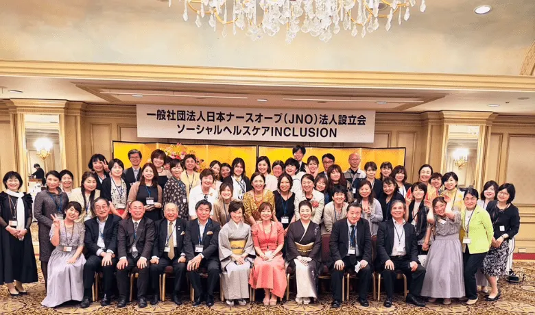 2023年6月法人設立会の写真（リーガロイヤルホテル東京にて）