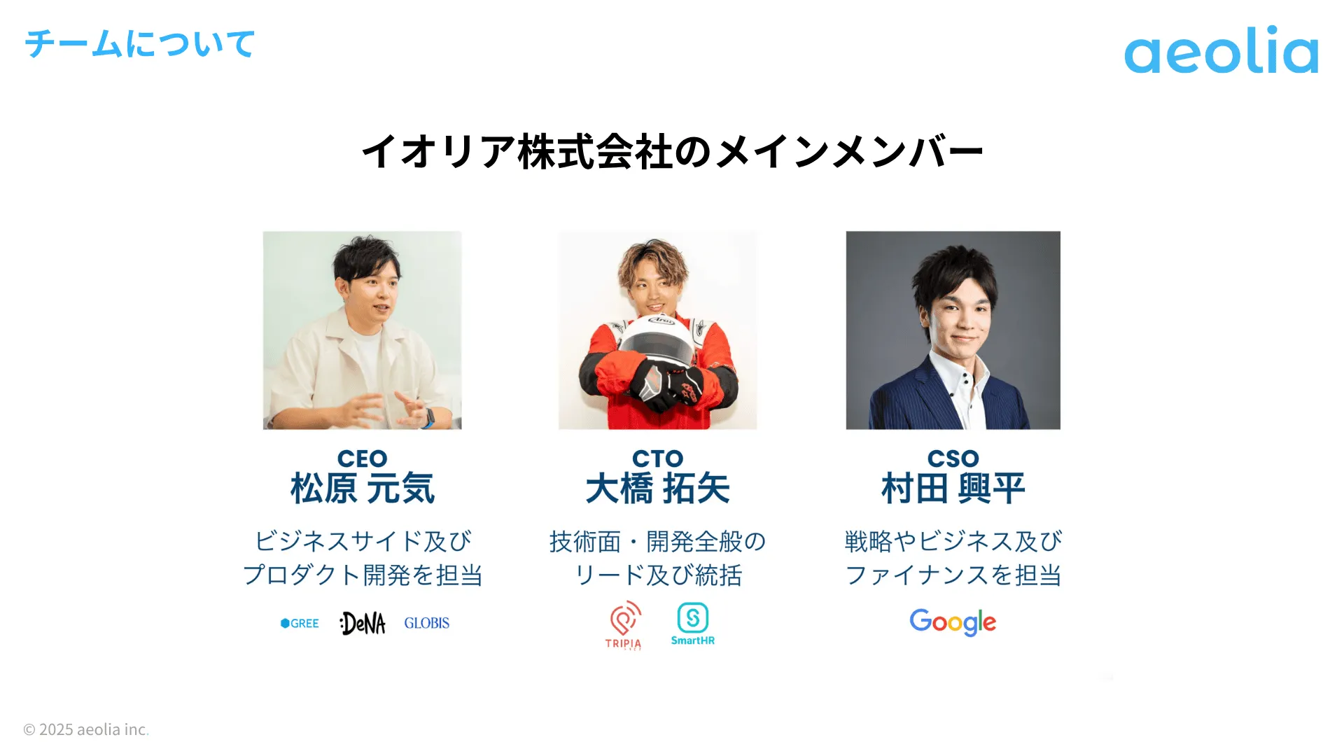 イオリア株式会社のチームについて