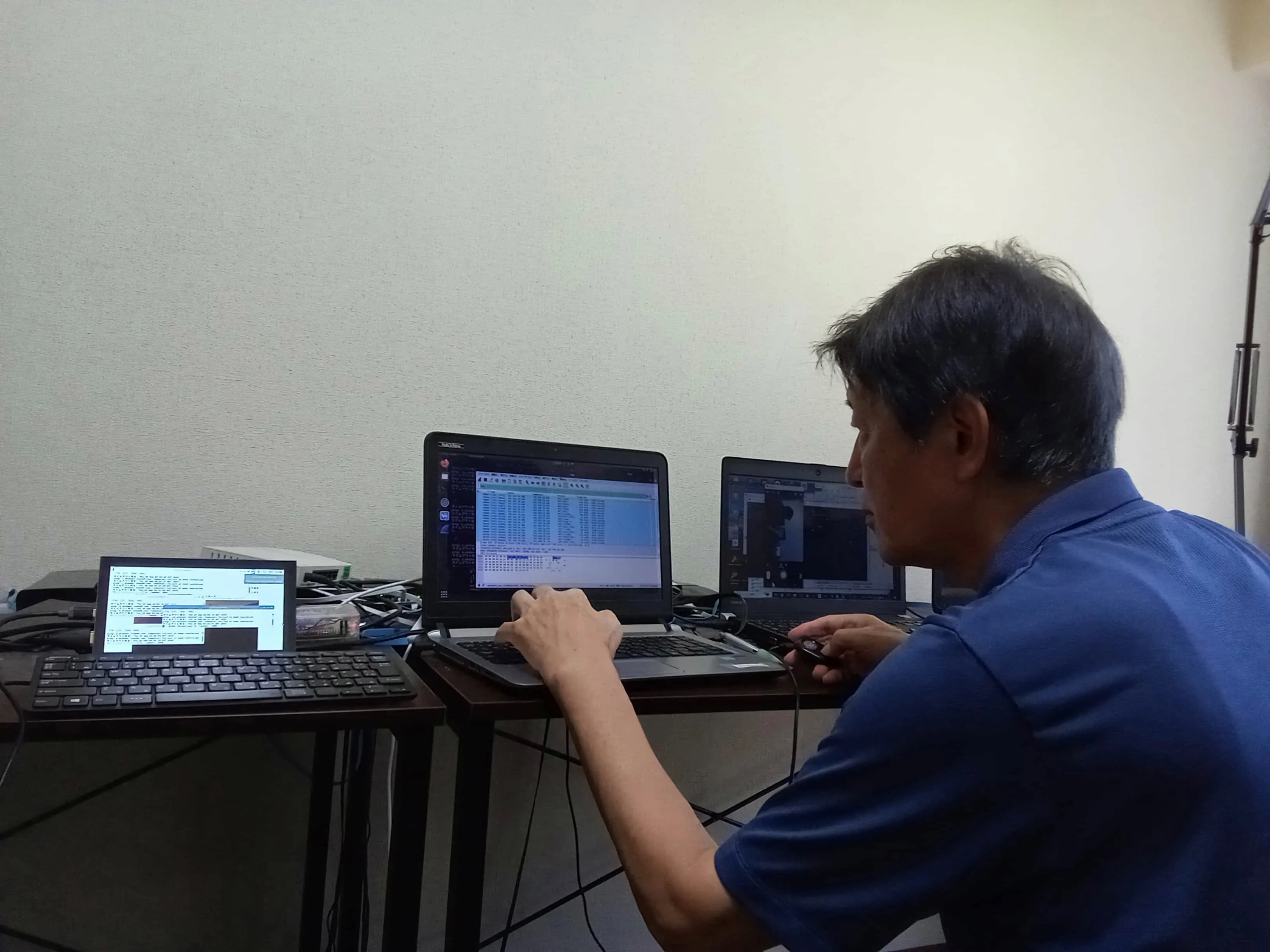 試験調整の現場