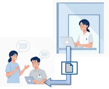 オンラインで情報共有