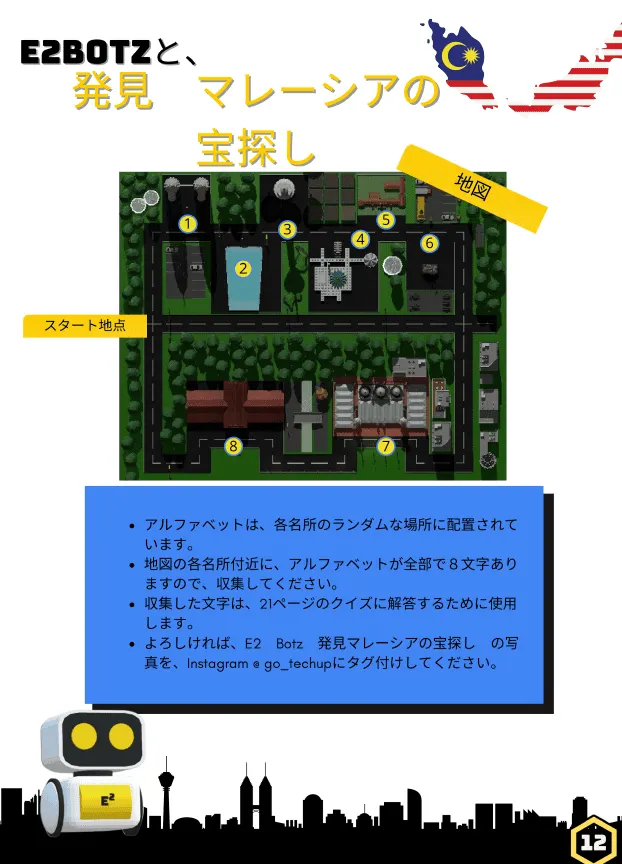Virtual Malaysia exploration game for HIS - an interactive treasure hunt with Japanese interface enabling students to discover Malaysian culture through gamified learning.