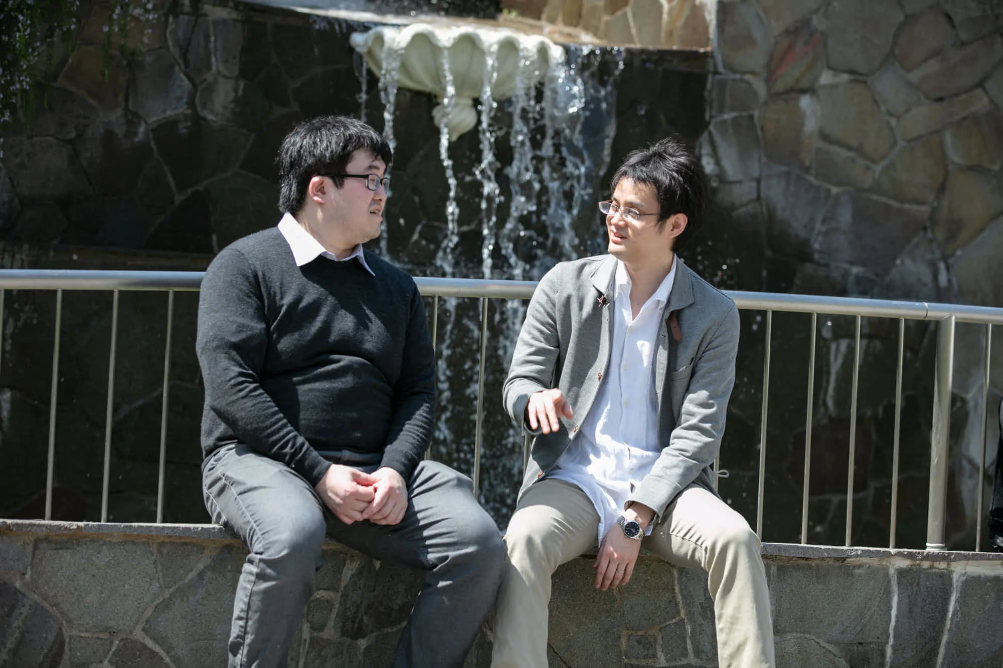 若い頃の主要メンバー二名です。