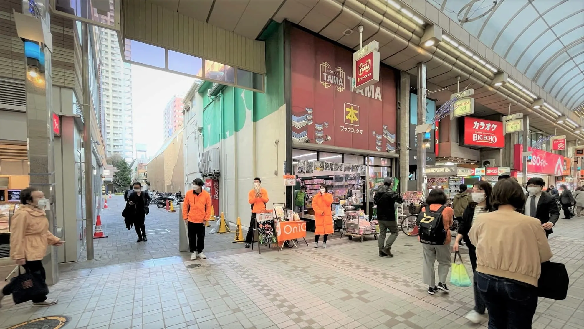 国内随一の有力商店街でセールスプロモーション