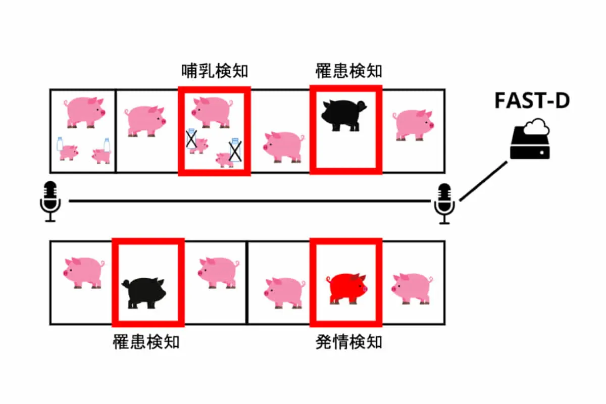 Hmcomm×三菱ケミカル×宮崎大学｜共同で異音検知技術による「豚の音声検知システム」の開発を目指す