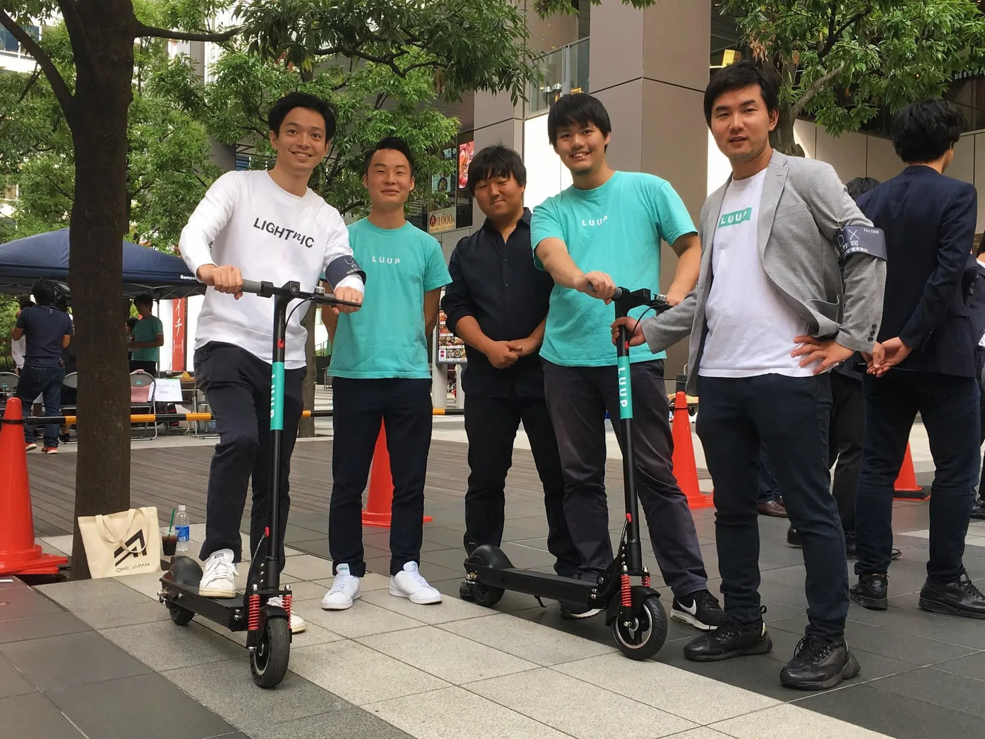 NTT東日本×Luup | 新たなモビリティの社会実装に向けた電動キックボードの試乗会を開催