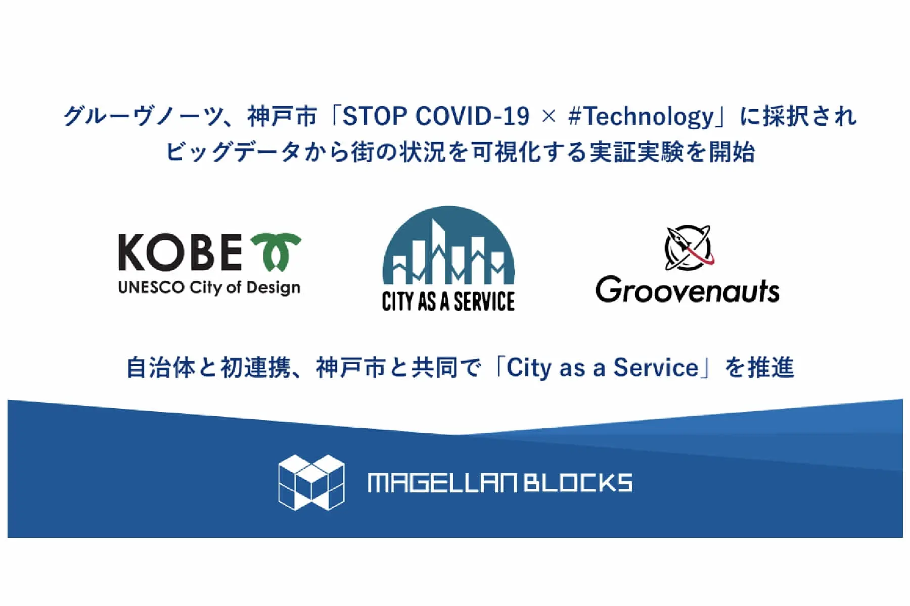 グルーヴノーツ×神戸市 | ビッグデータから街の状況を可視化する実証実験を開始