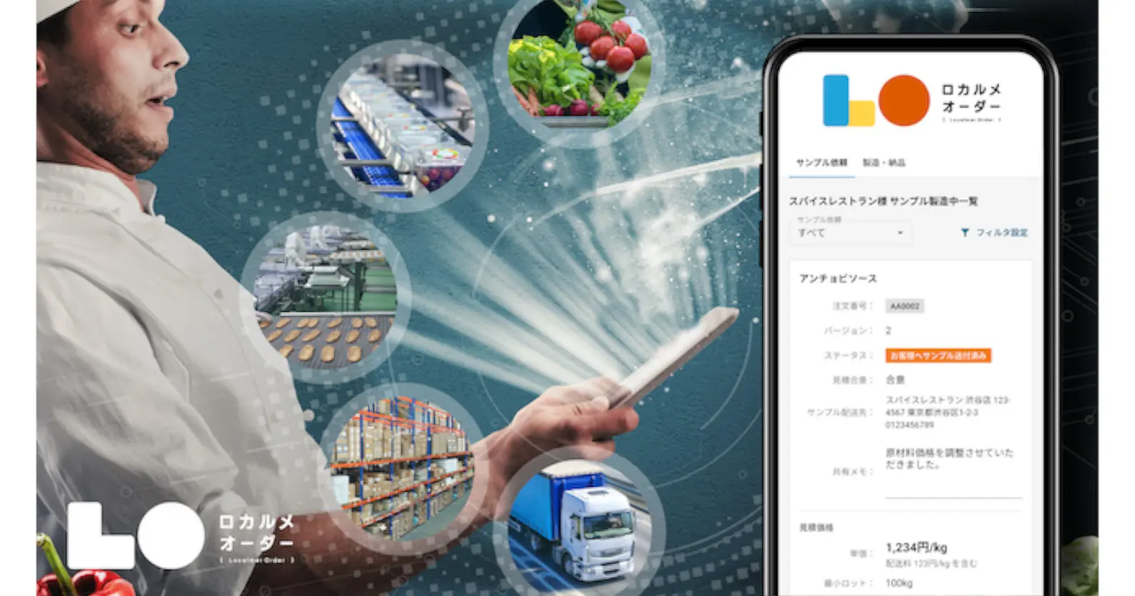 セントラルキッチンサービスを提供する「スパイスコード」、2億円を調達しフード産業のサプライチェーン最適化へ