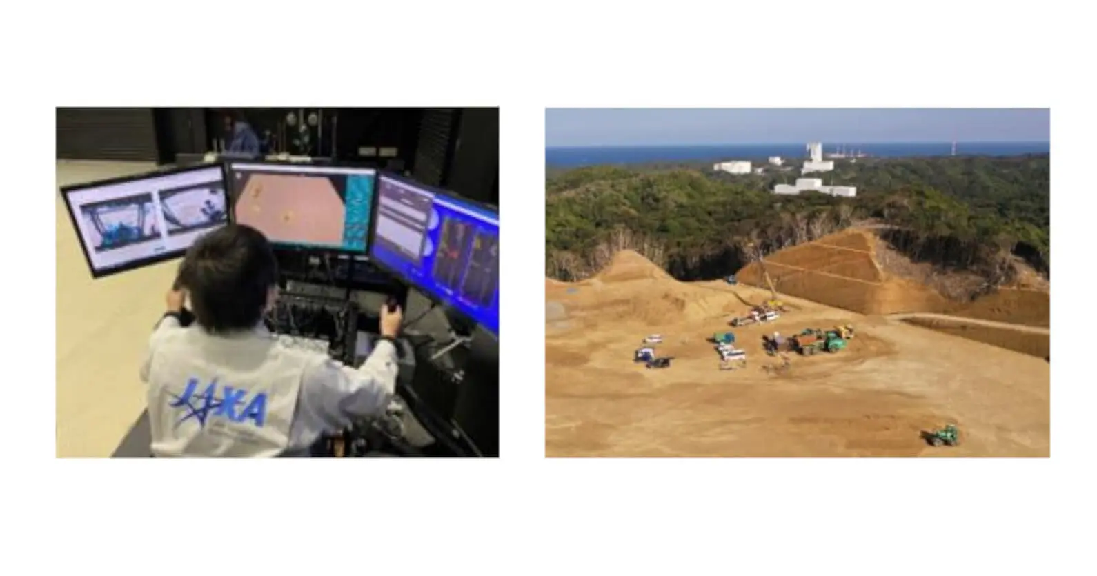 鹿島建設 × JAXA | 月面での建設機械の遠隔操作・自動運転を目指した遠隔施工実験を実施