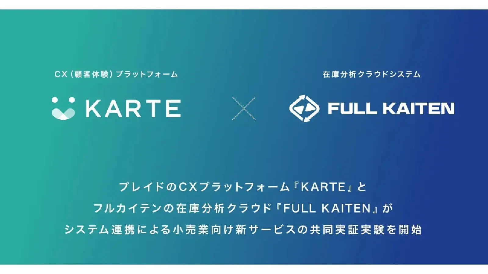 フルカイテン×プレイド ｜ システム連携による小売業向け新サービスの共同実証実験を開始