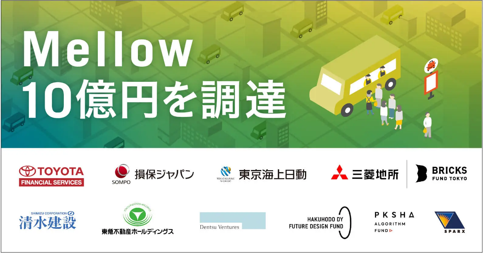 モビリティビジネス・プラットフォームの「Mellow」 ｜ 上場企業やCVCなどから10億円の資金調達、店舗型モビリティ市場拡大に向け全国展開へ