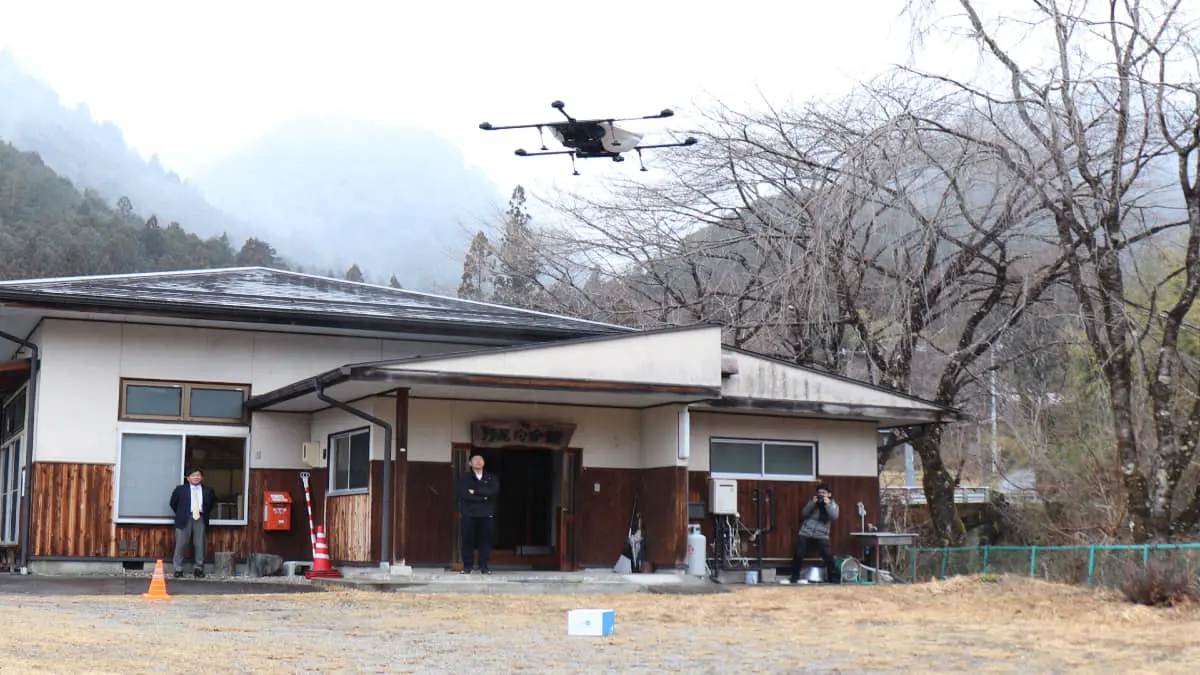 長野県木曽郡3町村×エアロネクスト・NEXT DELIVERYーードローン配送実証実験を実施。災害時の迅速な支援体制構築へ