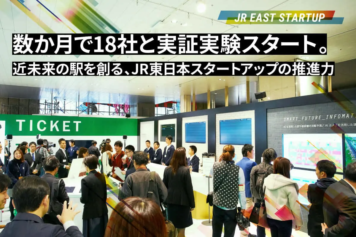 数か月で18社と実証実験スタート。近未来の駅を創る、JR東日本スタートアップの推進力