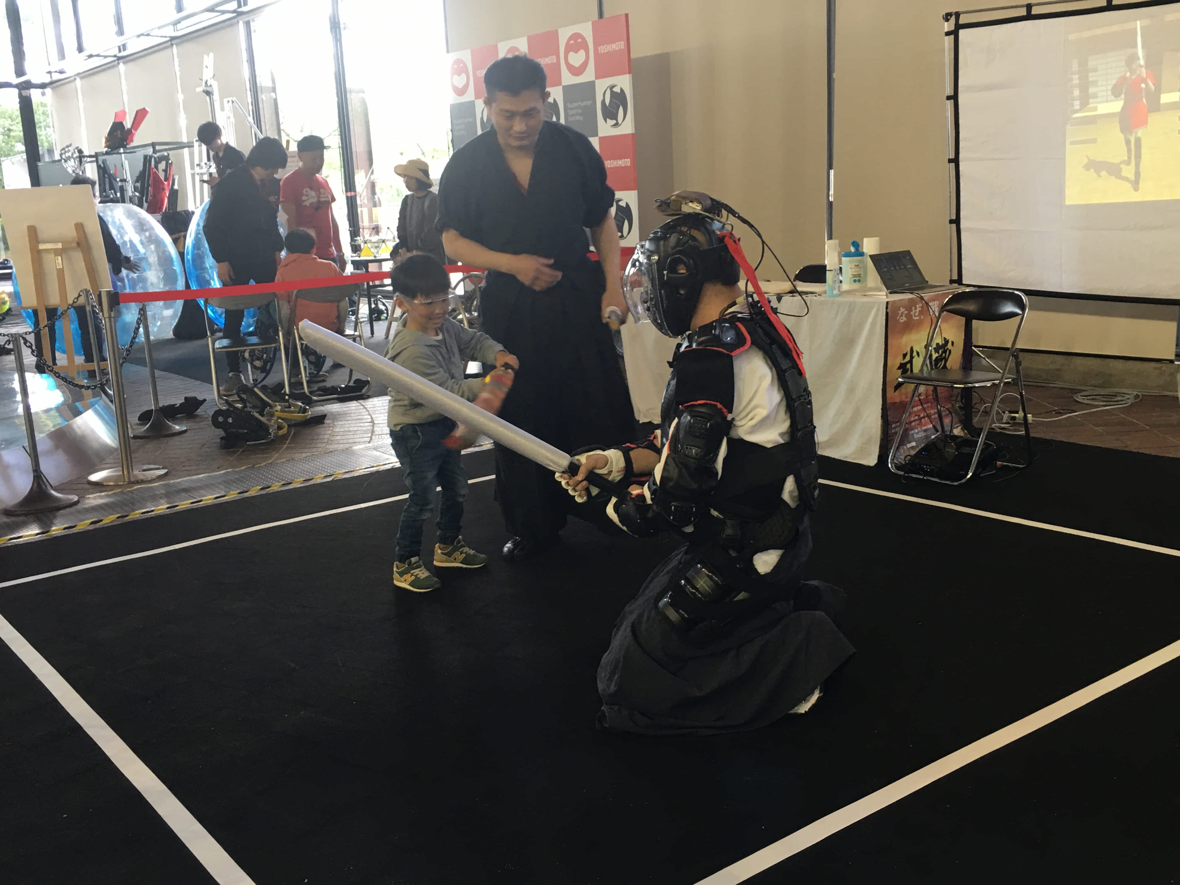 2019年4月第一回超人スポーツEXPO（大阪万博記念公園）出展