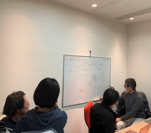 数学の勉強会風景
