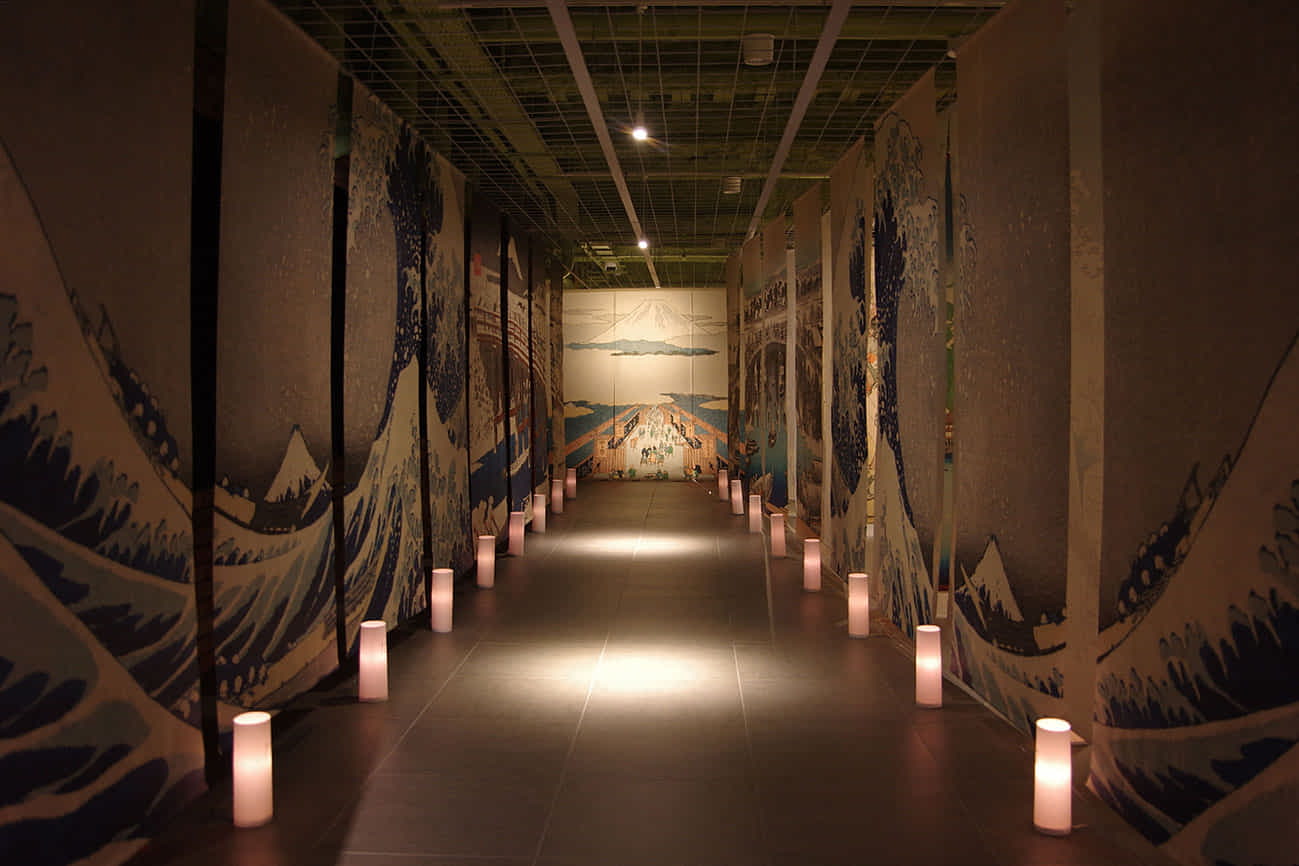 アートファクトリー城南島　巨大浮世絵空間