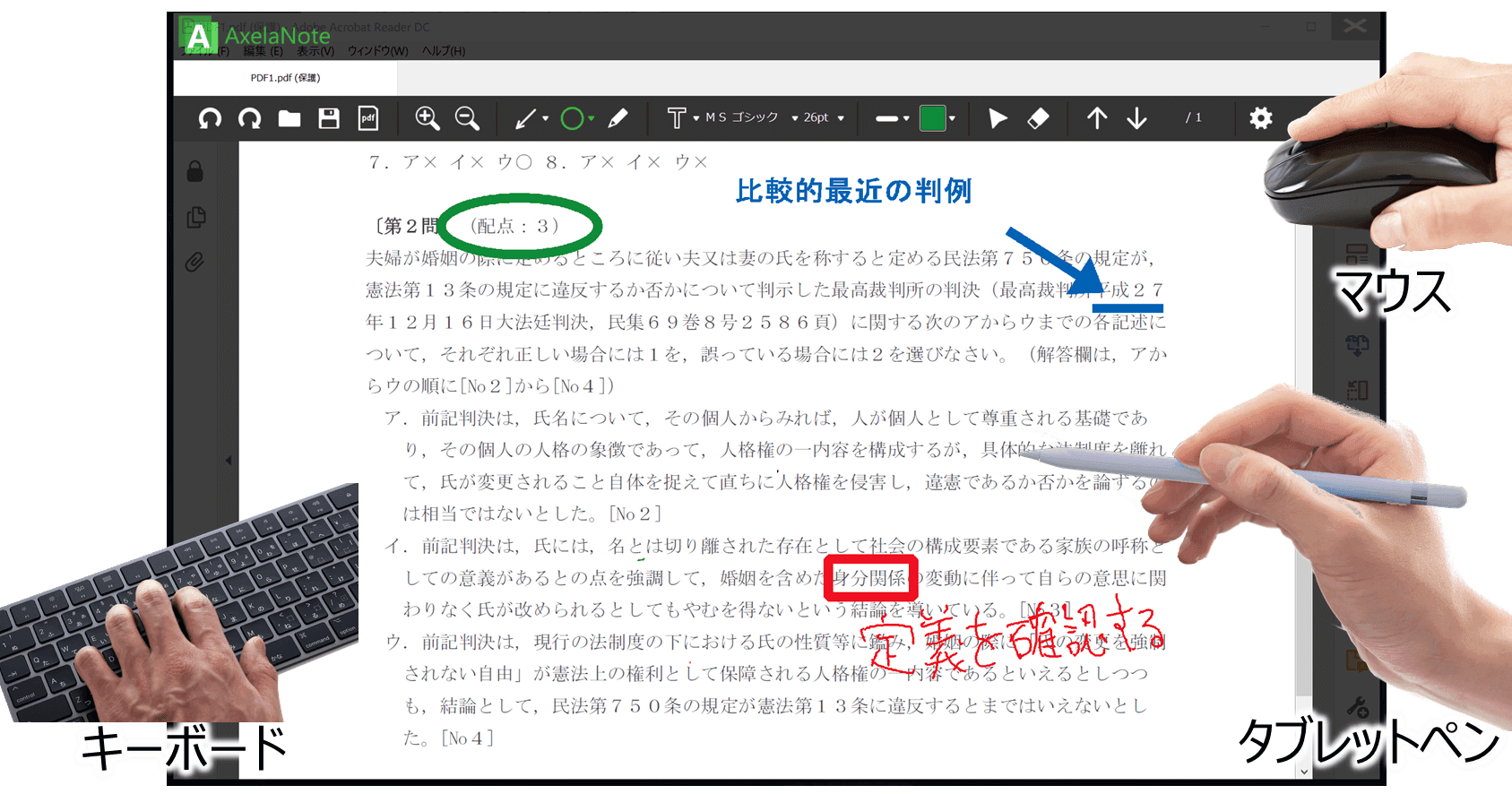 あらゆる入力に対応し、ペーパーレスを実現