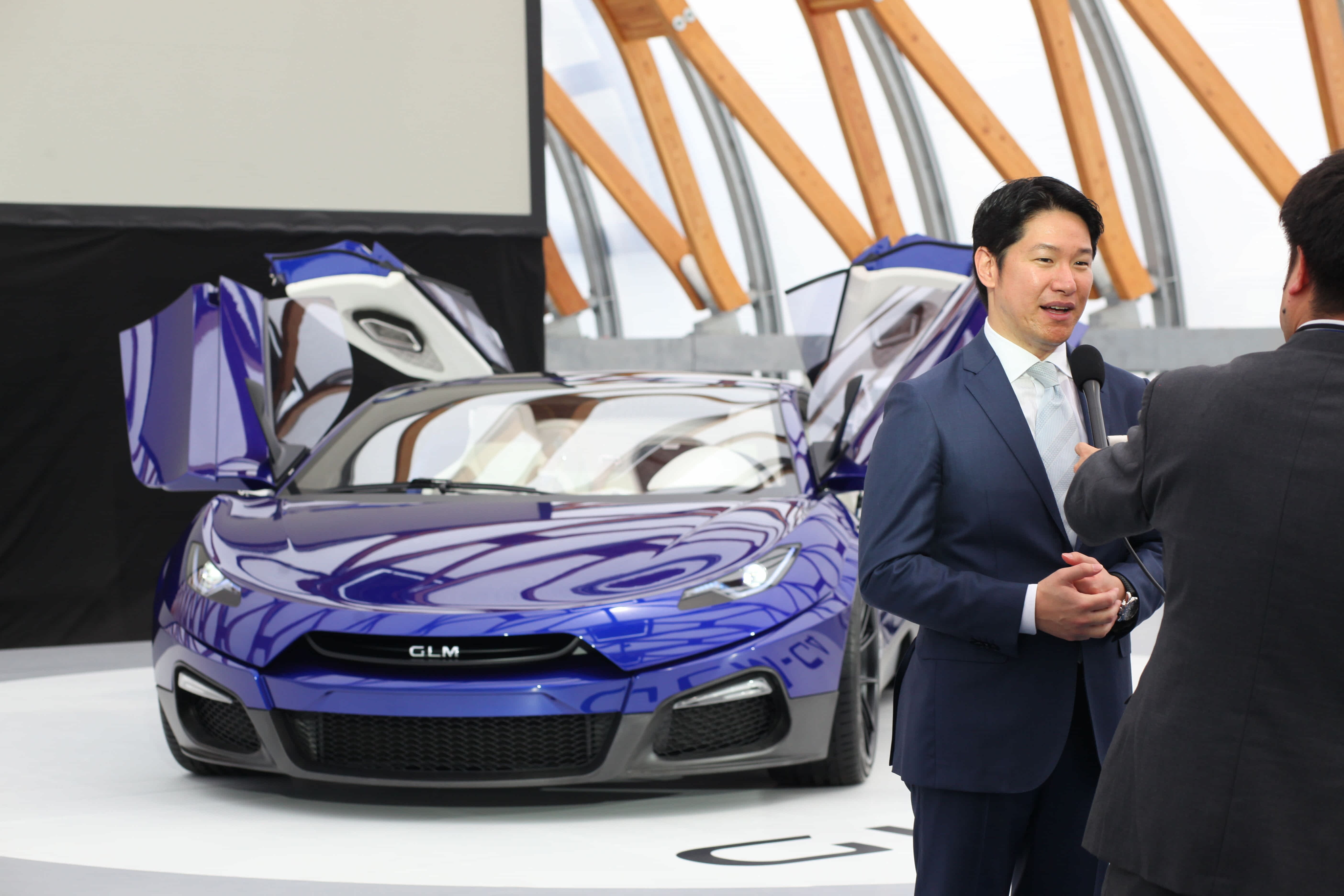 GLMでEV自動車の発表