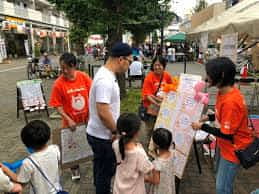 集合住宅とコラボした住人交流のためのイベント