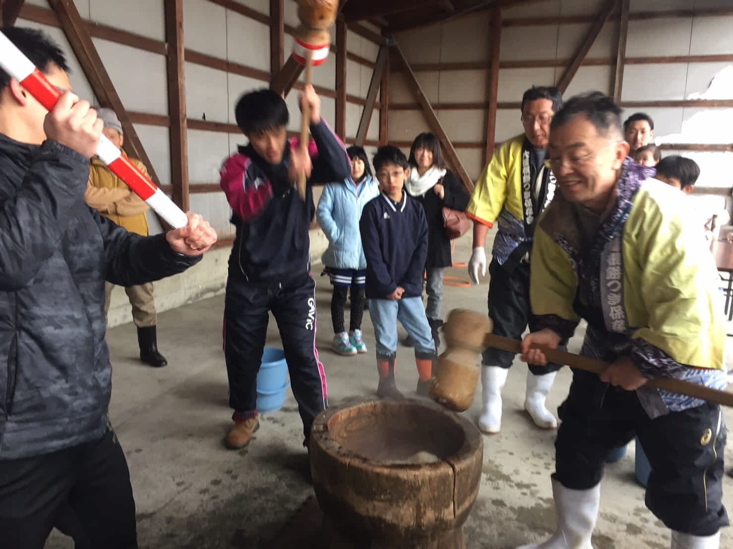 ２０２０．１地域連携の新春餅つき大会