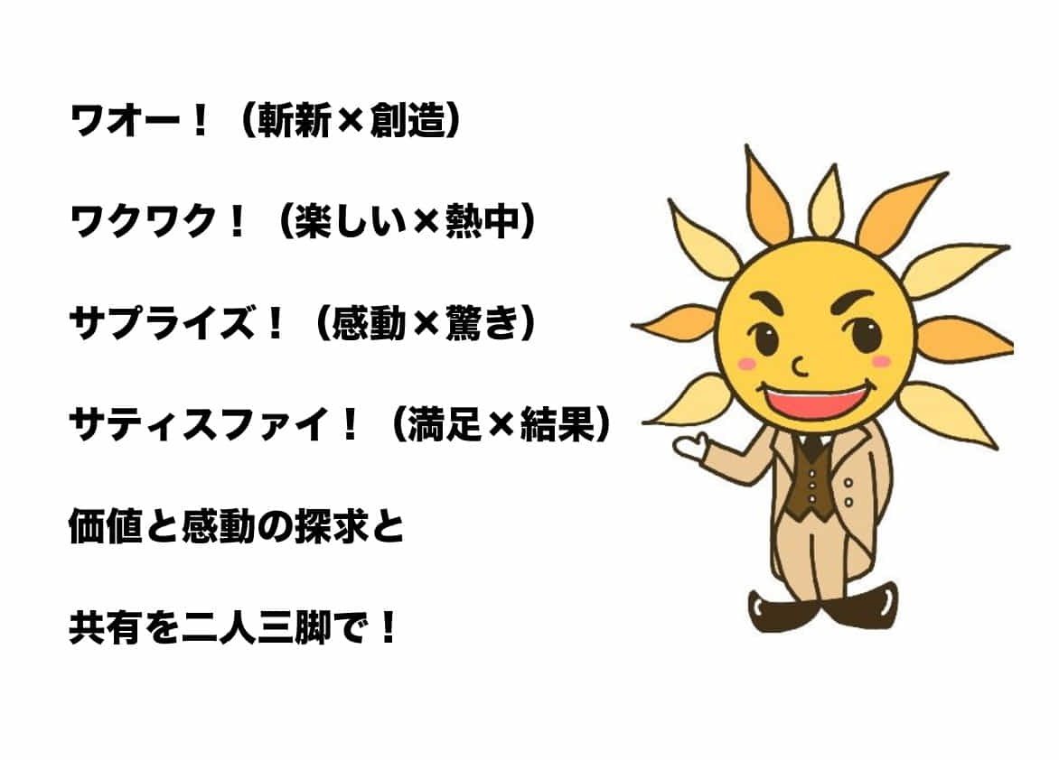 世界観＝コンセプトです。