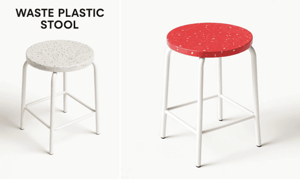 廃プラスチック　スツール