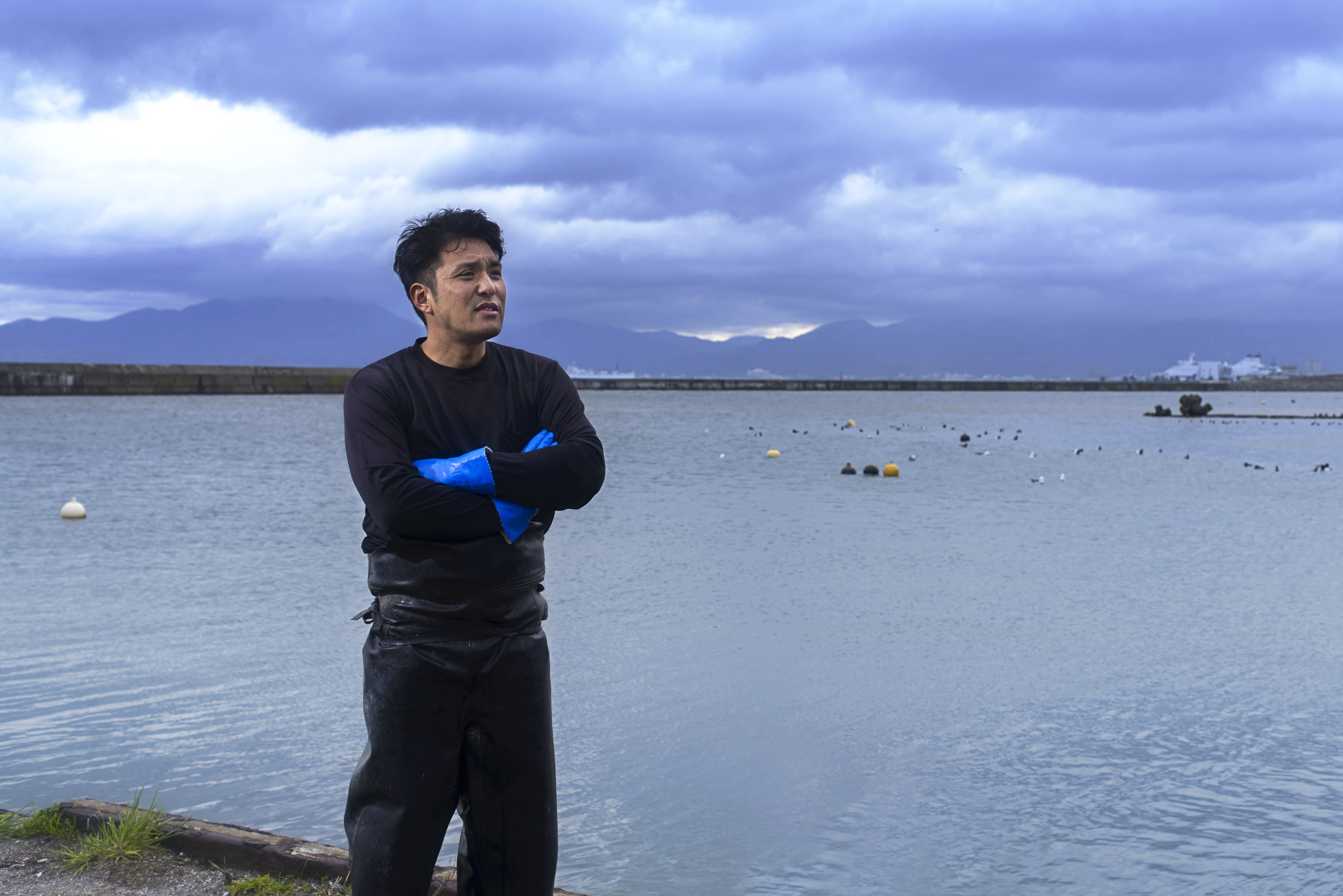 社長 神 武徳の漁の様子。