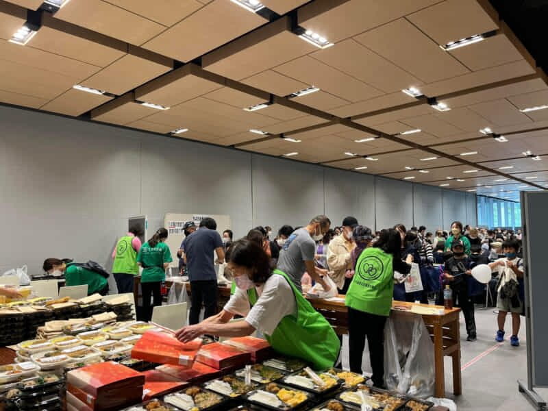 社会福祉協議会と共同でおこなったお弁当市