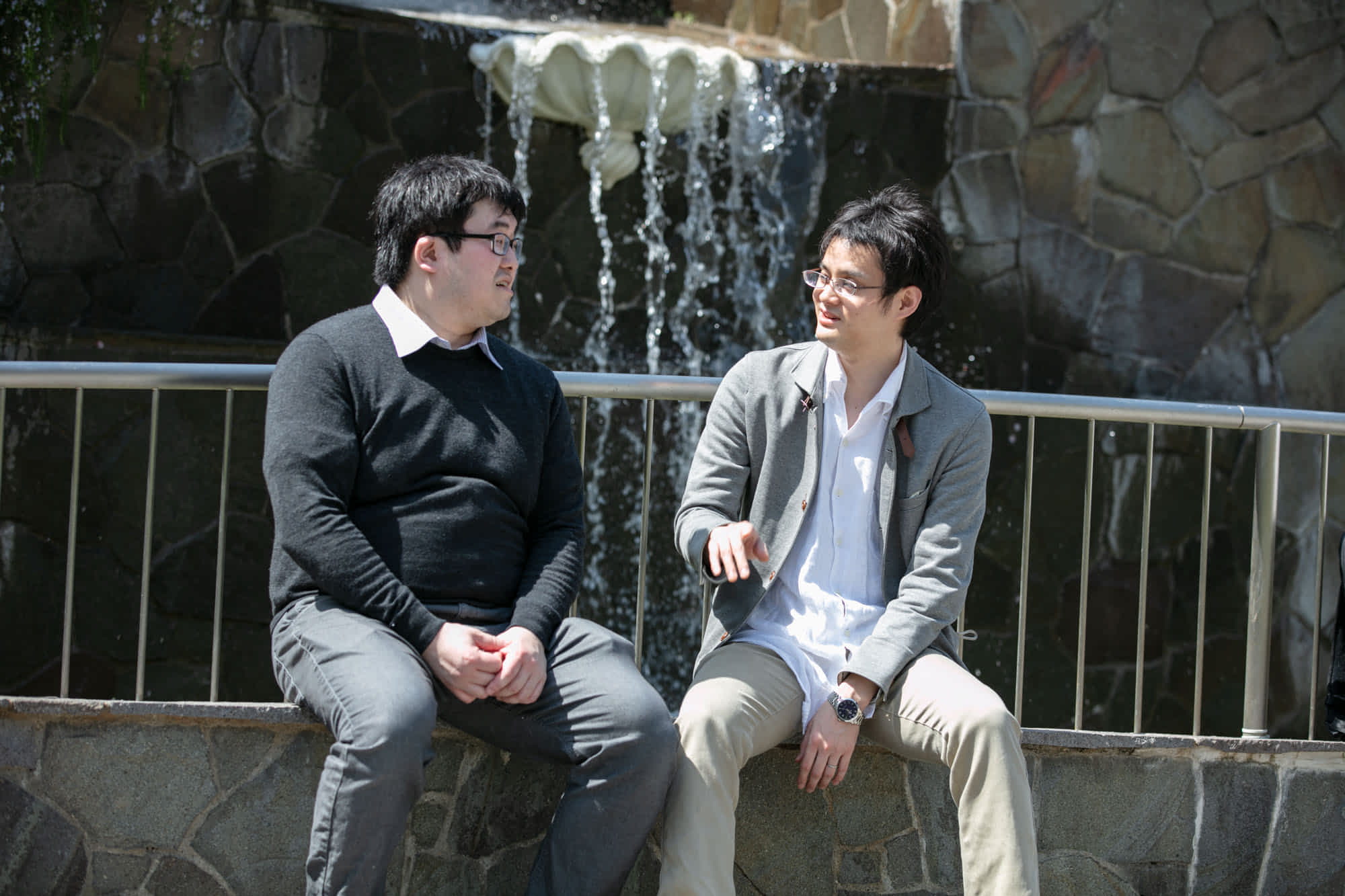 若い頃の主要メンバー二名です。